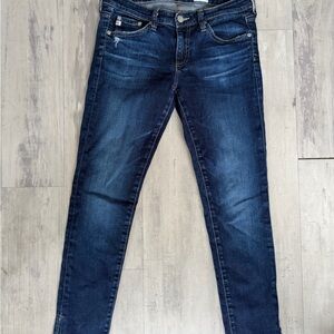 AG Adriano Goldschmied Dark Blue Skinny Jeans